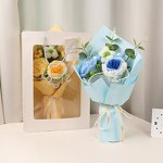 Knitted Bouquet Manufacturer - OEM/ODM Custom Hand-Woven Wool Rose Gift