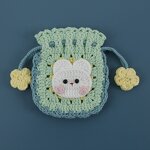 Drawstring Bag Manufacturer - OEM/ODM Custom Crochet Granny Square Rabbit