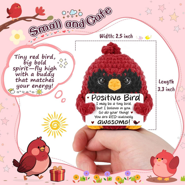Crochet Doll Manufacturer - OEM/ODM Custom Positive Energy Bird Home Decor