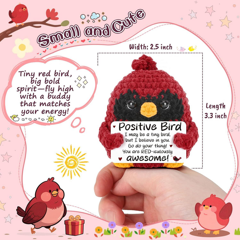 Crochet Doll Manufacturer - OEM/ODM Custom Positive Energy Bird Home Decor