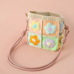 Crossbody Bag Manufacturer - OEM/ODM Custom Four Flowers Knitted Snowflake