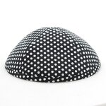 Kippa Manufacturer - OEM/ODM Custom Black White Spotted Jewish Hat
