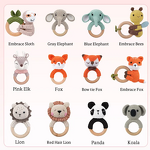 Rattle Toy Manufacturer - OEM/ODM Custom Crochet Baby Animal Rattles