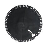 Kippa Manufacturer - OEM/ODM Custom Black White Spotted Jewish Hat