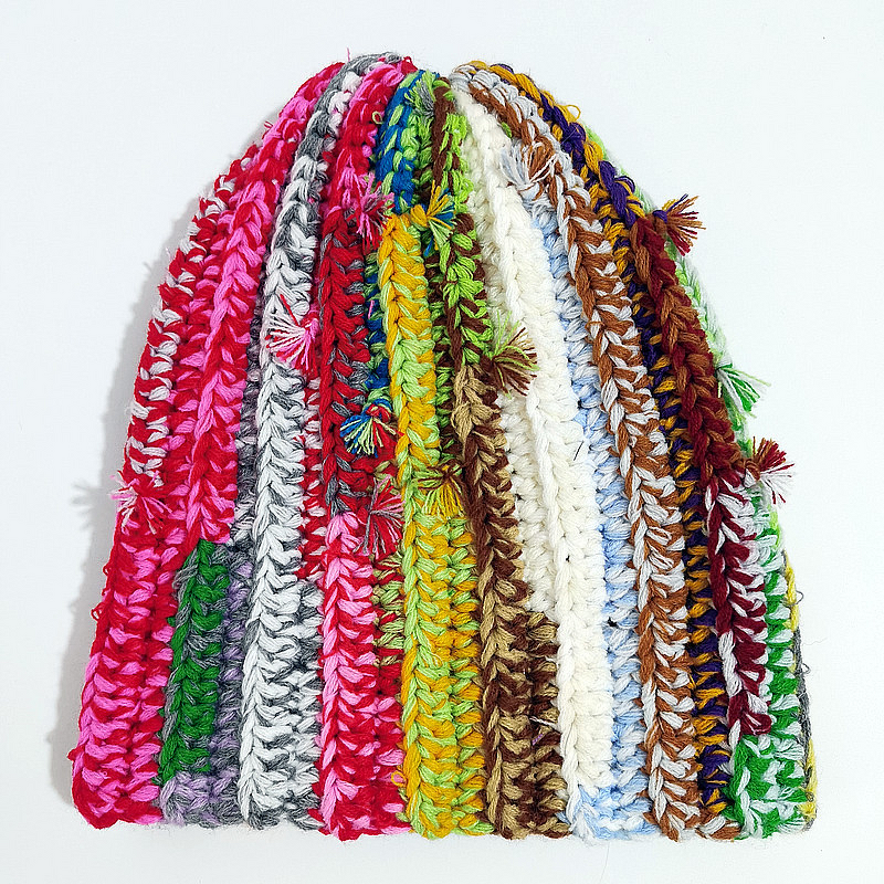 Knitted Hat Manufacturer - OEM/ODM Custom Unisex Tassel Crochet Winter Hat