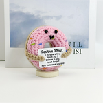 Crochet Plush Manufacturer - OEM/ODM Custom Donut Positive Quote Gift