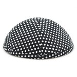 Kippa Manufacturer - OEM/ODM Custom Black White Spotted Jewish Hat