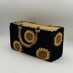 Crochet Bag Manufacturer - OEM/ODM Custom Handmade Bamboo Rose Tote
