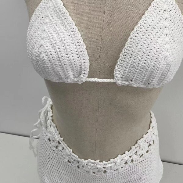 Bikini Top Manufacturer - OEM/ODM Custom Women's Hook Knitted Bikini