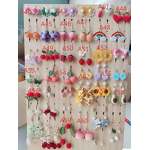 Crochet Earring Manufacturer - OEM/ODM Custom Sunflower Lace Gold Plated