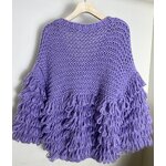 Pullover Sweater Manufacturer - OEM/ODM Custom Women's V-Neck Lantern Sleeve