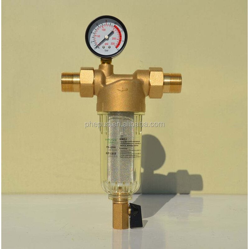 Water Purifier Manufacturer - OEM/ODM Brass Front Purifier Pressure Gauge