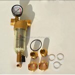 Water Purifier Manufacturer - OEM/ODM Brass Front Purifier Pressure Gauge
