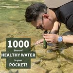 Water Filter Straw Manufacturer - OEM/ODM Mini Personal 0.01 Micron Purifier