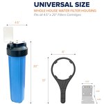 Water Filter Housing Manufacturer - OEM/ODM 20 Inch Big Blue Heavy Duty