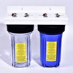 Water Filter Housing Manufacturer - OEM/ODM 10'' 20'' Blue Jumble with Gauge