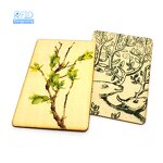 Wooden NFC Card Manufacturer - Laser Cut Wedding Invitation