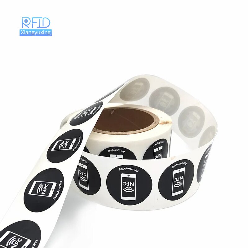 NFC Tag Label Supplier - HF Rewritable Adhesive 25mm