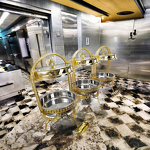 Chafing Dish Manufacturer - OEM/ODM Custom 9L Gold Hanging Hinged Lid