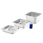 GN Pan Manufacturer - OEM/ODM Custom 1/2 15cm Stacked Multifunction Stainless