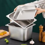 GN Pan Manufacturer - OEM/ODM Custom 1/2 15cm Stacked Multifunction Stainless