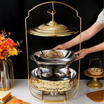 Chafer Manufacturer - OEM/ODM Custom Gold Insulated Stainless Steel Alcohol