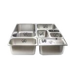 Stainless Steel Pan Manufacturer - OEM/ODM Custom 1/1 10cm 6L Modern Design