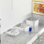 GN Pan Manufacturer - OEM/ODM Custom 1/2 15cm Stacked Multifunction Stainless