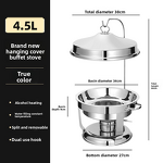 Buffet Stove Warmer Manufacturer - OEM/ODM Custom 9L Stainless Steel Hanging