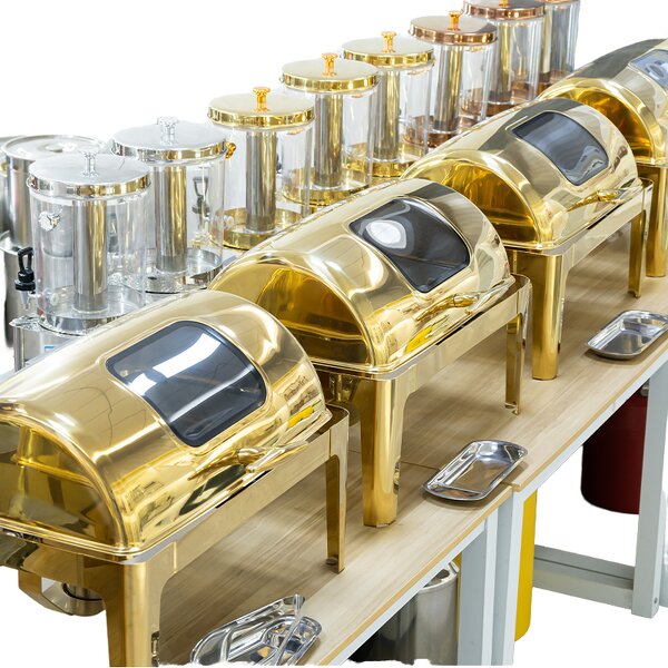 Buffet Food Warmer Manufacturer - OEM/ODM Custom Stainless Steel 201 9L Alcohol