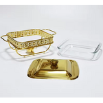 Food Warmer Manufacturer - OEM/ODM Custom 2L Golden Stainless Steel Glass