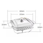 Chafing Dish Set Manufacturer - OEM/ODM Custom 2L Insulated Stainless Steel Glass