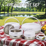 Casserole Set Manufacturer - OEM/ODM Custom 4pcs Thermo Insulated African-Themed