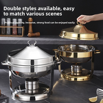 Chafing Dish Set Manufacturer - OEM/ODM Custom 4.5L Luxury Stainless Steel Hanging