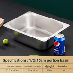 SS201 GN Pan Manufacturer - OEM/ODM Custom Professional High Quality 1/2-10