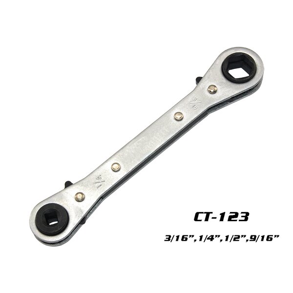 Ratchet Wrench Spanner Supplier - CT-123 3/16-9/16" Portable