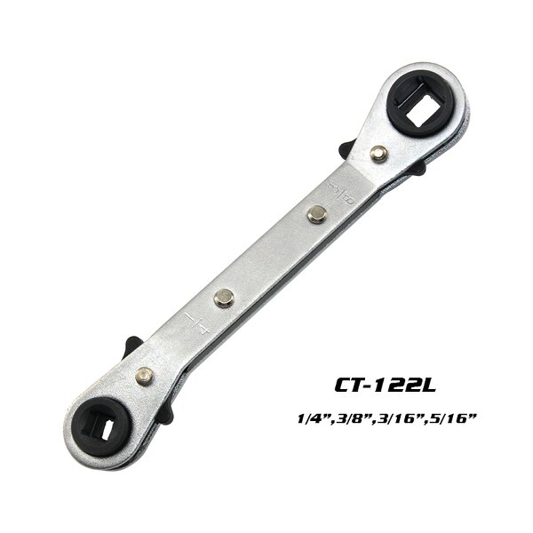 Refrigeration Ratchet Wrench Factory - CT-122L 3/16-3/8" Wrench