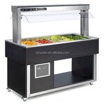 Buffet Bar Counter Factory - 2-channel Containers Salad Bar