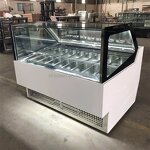 Gelato Display Freezer Manufacturer - CE Approved 16Pans Italian