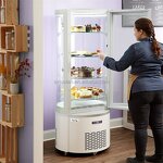 Vertical Cake Display Manufacturer - Chiller Desert Showcase Fridge