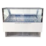 Ice Cream Display Freezer Factory - OEM Italian Gelato Freezer