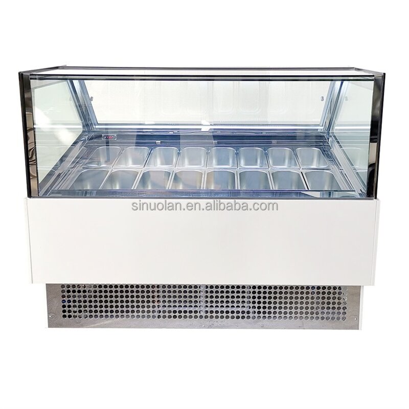 Ice Cream Display Freezer Factory - OEM Italian Gelato Freezer