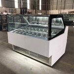 Gelato Display Freezer Manufacturer - 9 Pans Ice Cream Showcase
