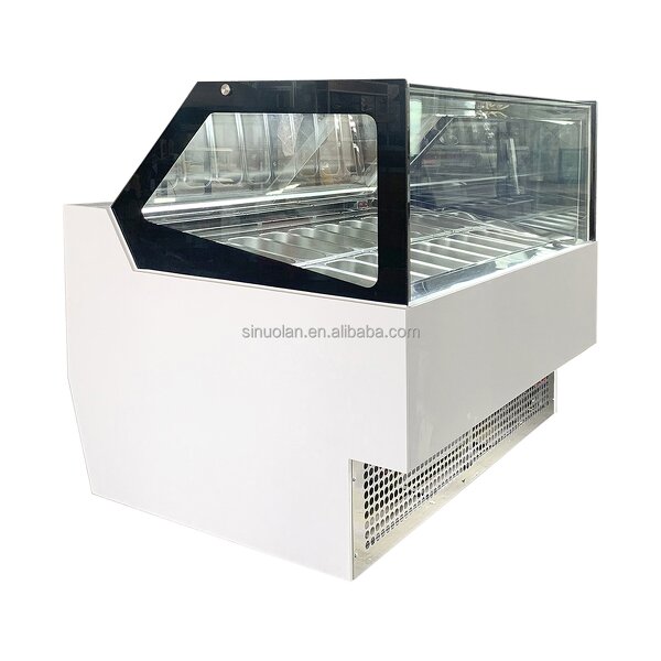 Ice Cream Display Freezer Factory - OEM Luxury Food Grade Cabinet