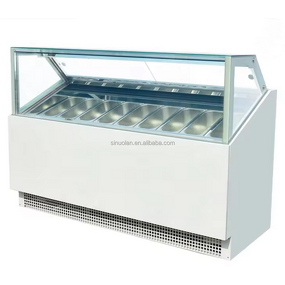 Gelato Display Freezer Manufacturer - 9 Pans Ice Cream Showcase