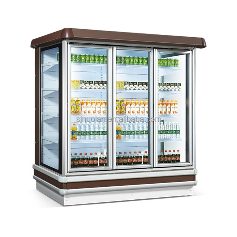 Display Milk Fridge Manufacturer - Multideck Open Chiller Remote