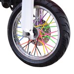 Motorcycle Wheel Spoke Covers Kit Factory - Black 72Pcs/set Skins Coats