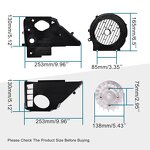 Motorcycle Fan Cover Factory - Combination for GY6 125-150cc ATV