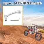 Motorcycle Shift Lever Supplier - Universal Aluminum Alloy 2-stroke