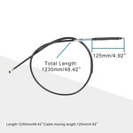 Motorcycle Clutch Cable Factory - 48.43" for 200-250cc Water-cooled ATV